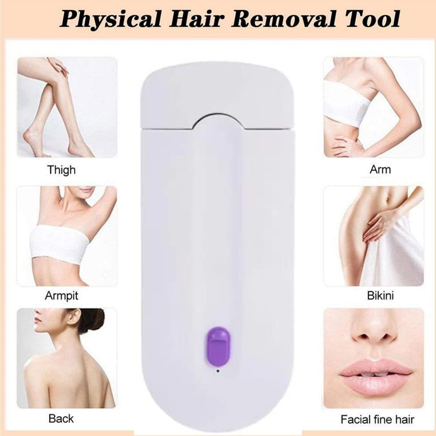 Painless Facial & Body Hair Trimmer – Laser-Finish Smoothness at Home